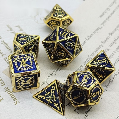 Zwaard Metal RPG Dice Hand Gepolijst Cruzu Dungeon En Lange DND#