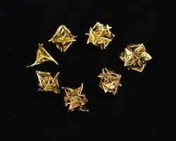 Geely bloem holle metalen dobbelstenen set RPG draak en kerker DND