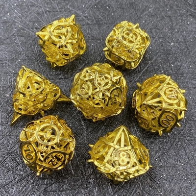 Thorns hol metalen dobbelstenen stel Kusalu RPG draak en kerker DND