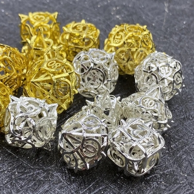 Thorns hol metalen dobbelstenen stel Kusalu RPG draak en kerker DND
