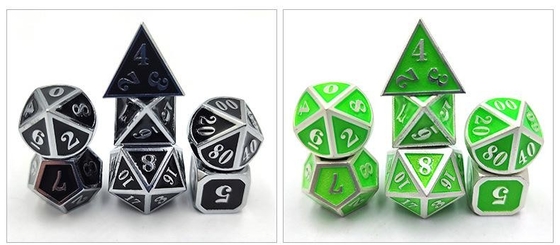 DND RPG Mini Metal Dice Running Groepspel Voor Border Games Multi -Face