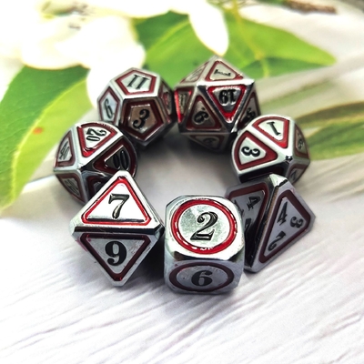 Antieke bronzen metaal dobbelstenen set Vijfde persoon Spel kleuren Stray Earth Alloy dobbelstenen