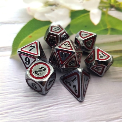 Antieke bronzen metaal dobbelstenen set Vijfde persoon Spel kleuren Stray Earth Alloy dobbelstenen