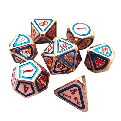 DND RPG Solid Metal Dice Suits Elektro Zwemtechnologie Wandering Earth