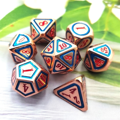 DND RPG Solid Metal Dice Suits Elektro Zwemtechnologie Wandering Earth