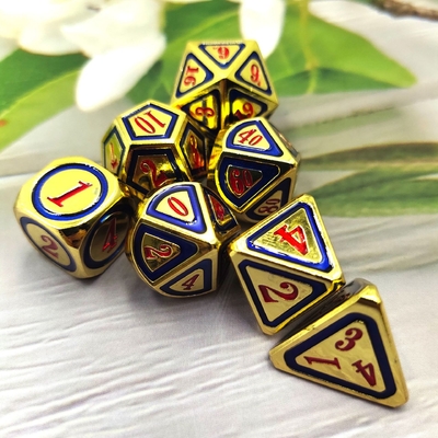 DND RPG Solid Metal Dice Suits Elektro Zwemtechnologie Wandering Earth