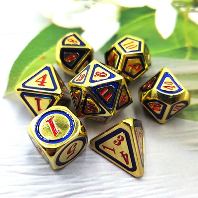 DND RPG Solid Metal Dice Suits Elektro Zwemtechnologie Wandering Earth