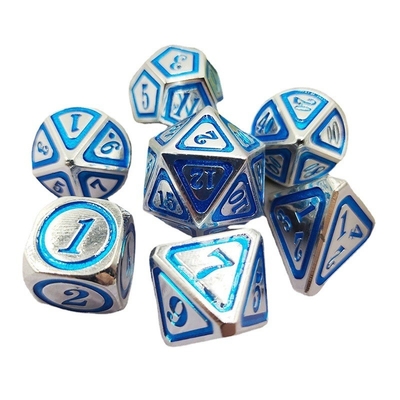 DND RPG Solid Metal Dice Suits Elektro Zwemtechnologie Wandering Earth