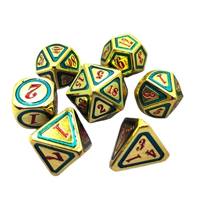 DND RPG Solid Metal Dice Suits Elektro Zwemtechnologie Wandering Earth