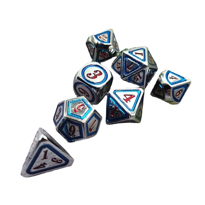DND RPG Solid Metal Dice Suits Elektro Zwemtechnologie Wandering Earth