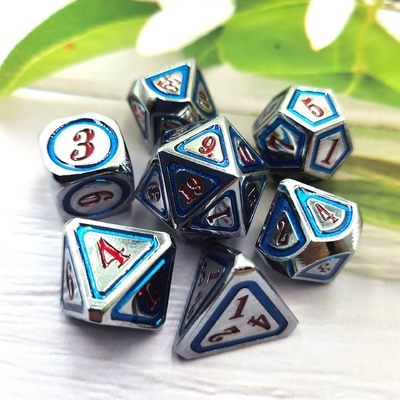 DND RPG Solid Metal Dice Suits Elektro Zwemtechnologie Wandering Earth