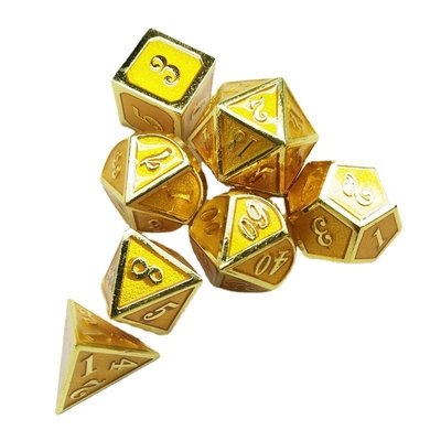 Emalje ambachten massief metaal dobbelstenen set Bude Mensen deur Cruch DND RPG