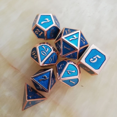 Emalje ambachten massief metaal dobbelstenen set Bude Mensen deur Cruch DND RPG