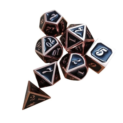 Emalje ambachten massief metaal dobbelstenen set Bude Mensen deur Cruch DND RPG