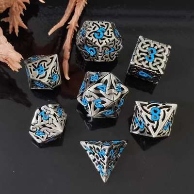 Verweven Hollow DND RPG Metal Dice Dragon And Underground City Board Game