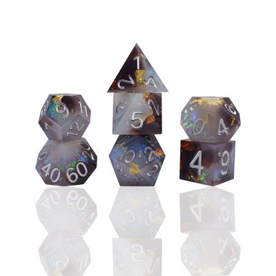 Groene hars digitale dobbelstenen set veelzijdige tablet spel dobbelstenen#rpg#dnd#coc
