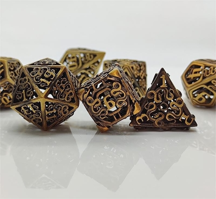 Chongtian Snake Hollow Metal Dice Set Multi-faceted tafelspel #Dnd#Rpg#Coc