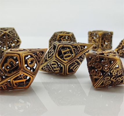 Chongtian Snake Hollow Metal Dice Set Multi-faceted tafelspel #Dnd#Rpg#Coc