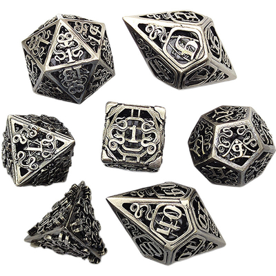 Chongtian Snake Hollow Metal Dice Set Multi-faceted tafelspel #Dnd#Rpg#Coc