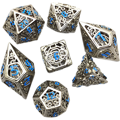 Chongtian Snake Hollow Metal Dice Set Multi-faceted tafelspel #Dnd#Rpg#Coc