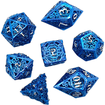 Chongtian Snake Hollow Metal Dice Set Multi-faceted tafelspel #Dnd#Rpg#Coc