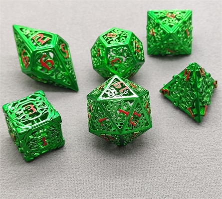 Chongtian Snake Hollow Metal Dice Set Multi-faceted tafelspel #Dnd#Rpg#Coc