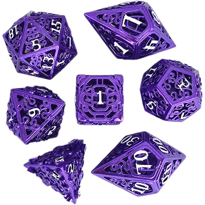 Chongtian Snake Hollow Metal Dice Set Multi-faceted tafelspel #Dnd#Rpg#Coc