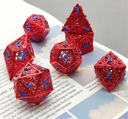 Chongtian Snake Hollow Metal Dice Set Multi-faceted tafelspel #Dnd#Rpg#Coc