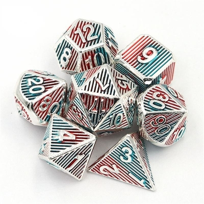 Digitale Metal RPG Dice Color Verticale Strip Dnd Coc Luxe stijl