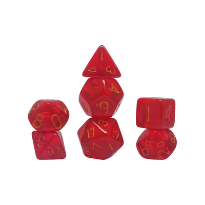 Candy kleur natuurlijke hars karakter speelt dobbelstenen set dnd dobbelstenen