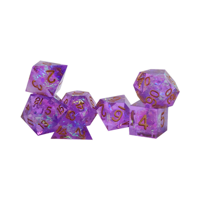 Roumine en kleur strip hars personages spelen een multi -noodle dobbelsteen set Dragon en Dungeon dnd dobbelstenen