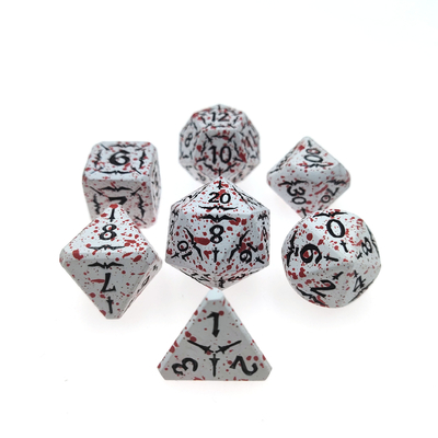 Eagle massief metaal multi-face rollen-spelen dobbelsteen pak World of Warcraft