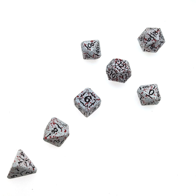 Eagle massief metaal multi-face rollen-spelen dobbelsteen pak World of Warcraft