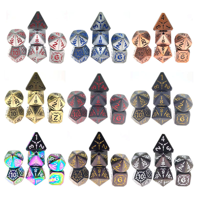 Eagle massief metaal multi-face rollen-spelen dobbelsteen pak World of Warcraft
