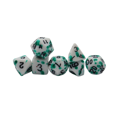 Graffiti Phantom kleur hars bordspel dobbelstenen set dnd dobbelstenen