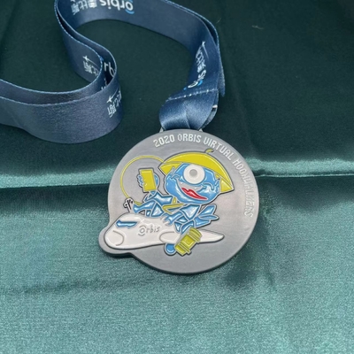 Metalen medaille voor marathon voor gelegenheden en evenementen