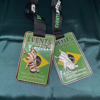 Metalen medaille voor marathon voor gelegenheden en evenementen