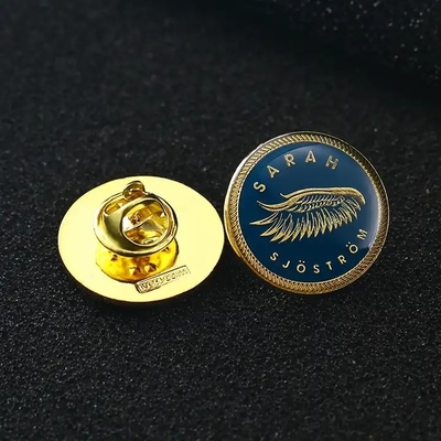 Goudkleurig metalen badge 2,5 cm 2,8 cm 3 cm metalen broche
