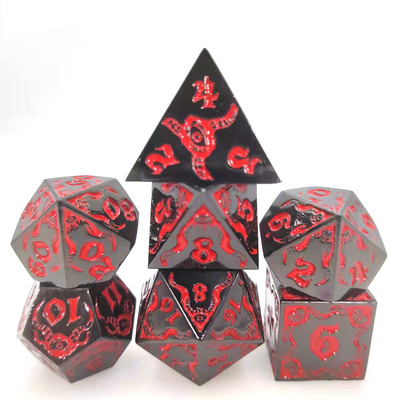 Devil's Eye rolspel metalen veelzijdige dobbelstenen TRPG COC DND