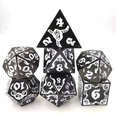 Devil's Eye rolspel metalen veelzijdige dobbelstenen TRPG COC DND