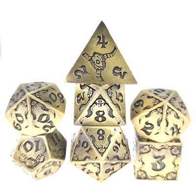 Devil's Eye rolspel metalen veelzijdige dobbelstenen TRPG COC DND