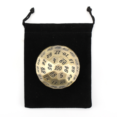 Gekleurde Solid 100D Metal Dice Set Dungeon en Dragon DND # RPG # COC
