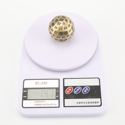 Gekleurde Solid 100D Metal Dice Set Dungeon en Dragon DND # RPG # COC