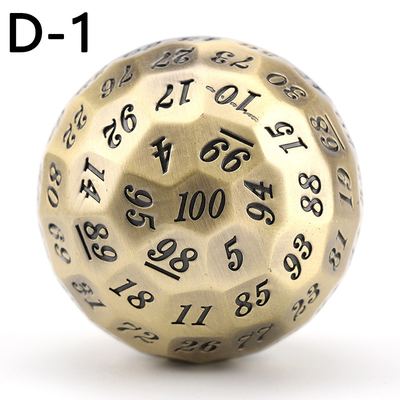 Gekleurde Solid 100D Metal Dice Set Dungeon en Dragon DND # RPG # COC