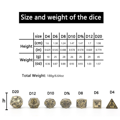 Elektroplaat Vintage gekleurde octopus metalen Dnd Dice Set Dragon en Dragon schaakbord Game Dice