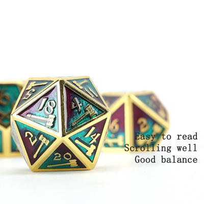Aanpasbaar polyhedraal dobbelsteen set rollenspel dobbelsteen spel RPG Dungeon en Dragon dobbelsteen set bordspel