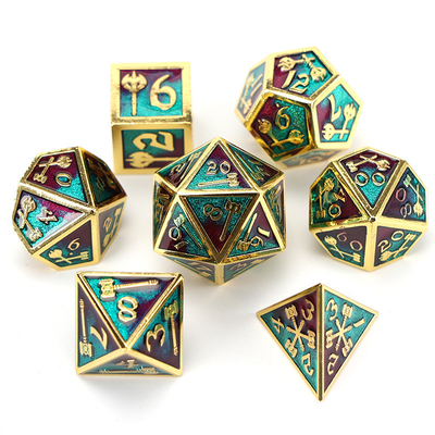 Aanpasbaar polyhedraal dobbelsteen set rollenspel dobbelsteen spel RPG Dungeon en Dragon dobbelsteen set bordspel