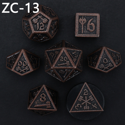 Aanpasbaar polyhedraal dobbelsteen set rollenspel dobbelsteen spel RPG Dungeon en Dragon dobbelsteen set bordspel