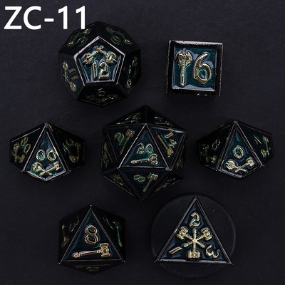 Aanpasbaar polyhedraal dobbelsteen set rollenspel dobbelsteen spel RPG Dungeon en Dragon dobbelsteen set bordspel