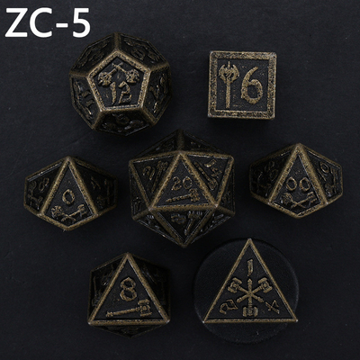 Aanpasbaar polyhedraal dobbelsteen set rollenspel dobbelsteen spel RPG Dungeon en Dragon dobbelsteen set bordspel